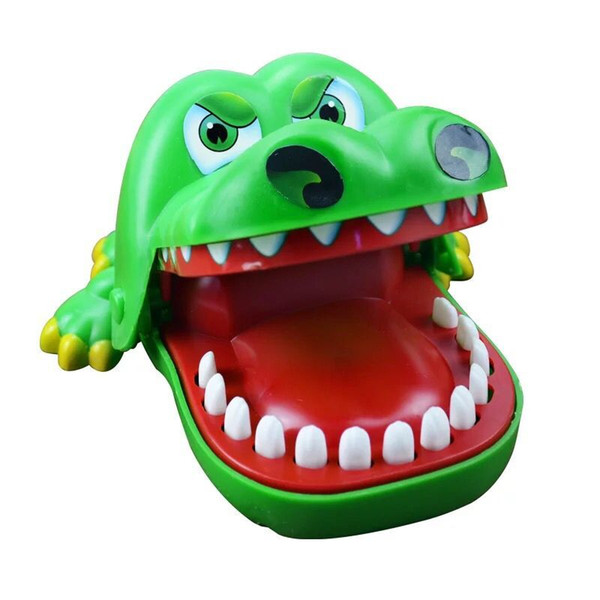 New Novelty Crocodile Mouth Dentist Bite Finger Game Kids Alligator Roulette Game Large Fun Gift toy alligator Funny Toys Game toy