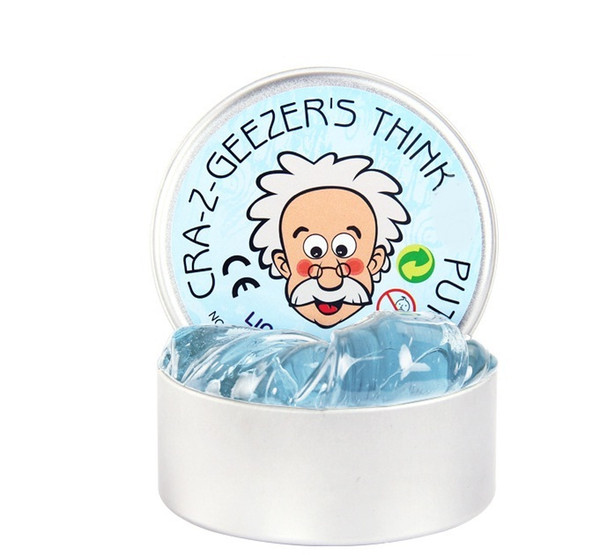 DHL Children And Adults Fidget FunnyToy Tin package Five Colors Liquid Glass Hand Gum Putty