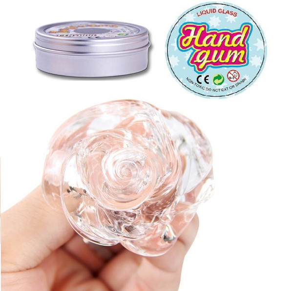 DHL Children And Adults Fidget Toy 60g Tin package Liquid Glass Hand Gum Silly Putty