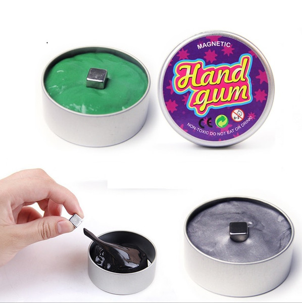 2017 Most Popular Fidget DIY Toy Children And Adults Tin Package Megnetic Silly Putty Hand Gum Toy