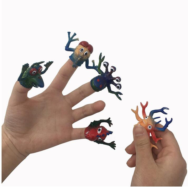 Monster Hand Doll Strange whole maggot simulation animal finger props TPR monster hand-puppet doll interactive toys