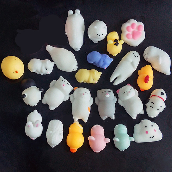 Antistress Squishy Cat Dog Toy Halloween Christmas Mochi Slow Rising Squishy Cat Animal Squeeze Kawaii Panda Seal Christmas