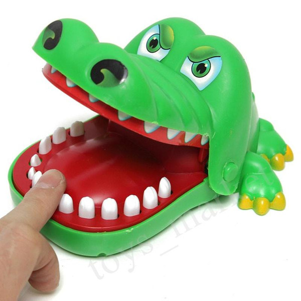 Hot Sell Children's Toys Large Will Bite Fingers Big Mouth Of The Crocodile The Crocodile Tooth Toys Those Trick Funny Toys Novelty