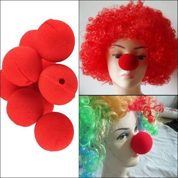 Decoration Sponge Ball Red Clown Magic Nose for Halloween Masquerade Decoration kids toy 