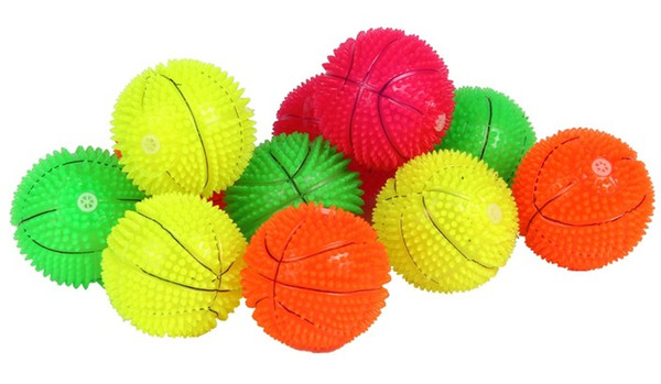 Lovely Light Massage Basketball Vent Decompression Maomao Ball Hit Children's Toy Gifts