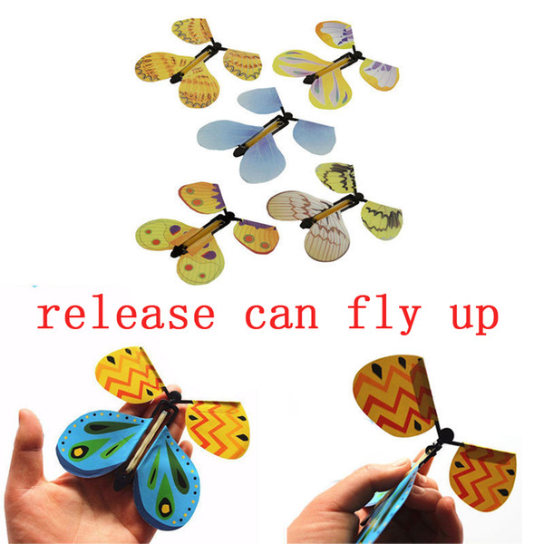 Creative Transform Flying Butterfly Cocoon into a Butterfly Trick Prop Magic Toy