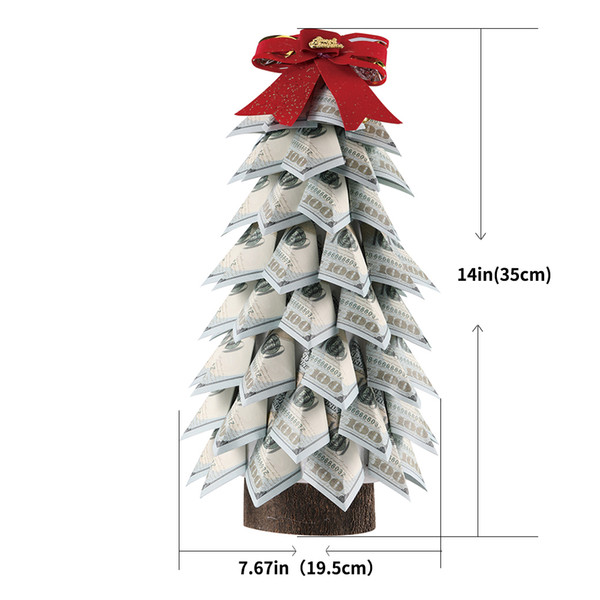 Money Tree Gift Home Decoration 100 Dollars Paper tree Business Gift for men and women