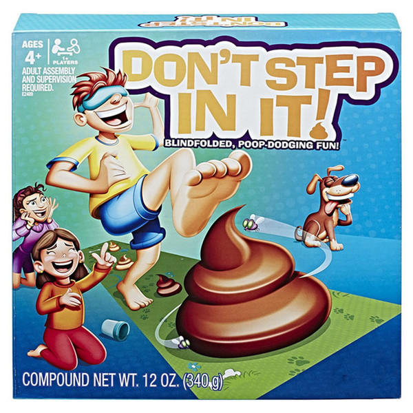 Halloween Funny Toys for Family NOT STEP IN IT Game Blindfolded Poo Dodging Fun Family Party Game Toys C5231