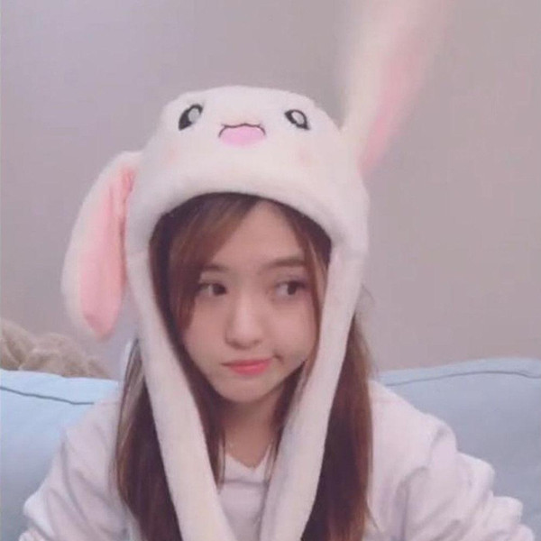 New Knitted Woolly Winter Oversized Slouch Beanie Hat Warm Cap Skateboard Dance Ears Fashion Rabbit Hat