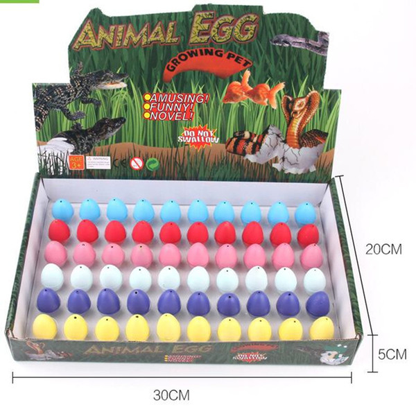 Magic Water Hatching Inflation Growing Dinosaur Eggs Practical Joke Toy For Kids Gift Educational Novelty Gag Toys