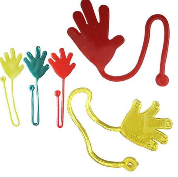 Novelty Glitter Sticky Hands Gags Toys Funny Gadget Practical Jokes For Children Baby Kids Novelty Gag Toys