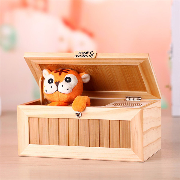 3Pcs Do not Touch Useless Box Leave Me AloneGeek Gifts Desktop Toys or Cool Gadgets Gifts Tiger Surprises Most Mini SizeM0561