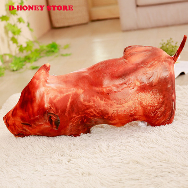 Creative Pig's Feet fish chicken Plush Pillow Stuffed Cute Trotters Toy Sofa Pillow Cushion Funny Gift for Kids Party Present Doll