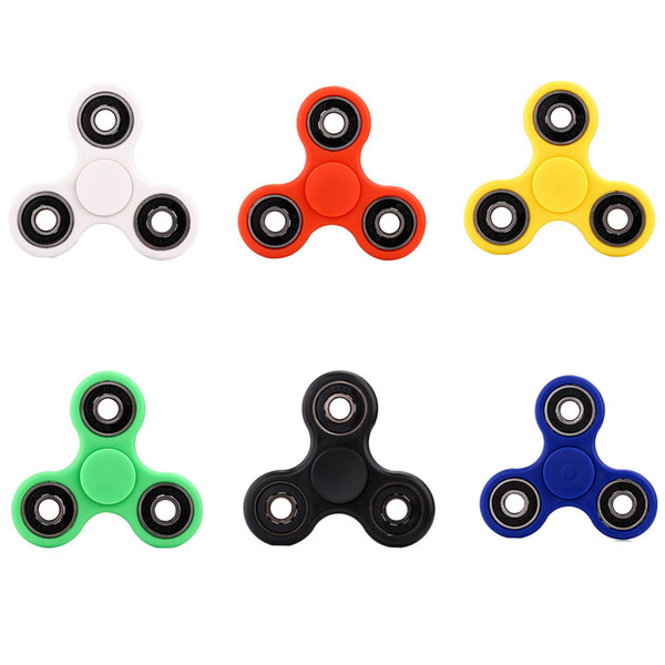 Fidget Spinner Hand Spinner Tri Fingertips Spiral Fingers EDC HandSpinner Acrylic Plastic Fidgets Toys Gyro Toys With Retail Box