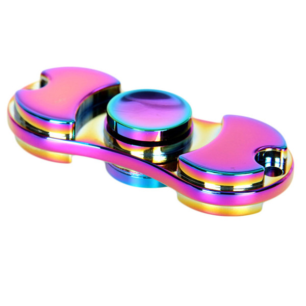 Colorful Metal Spinner Fidget Hot Toy EDC Creative Hand Spinner Rotation Time Long Gyro Decompression Anxiety Toy Child Gift with Retail Box