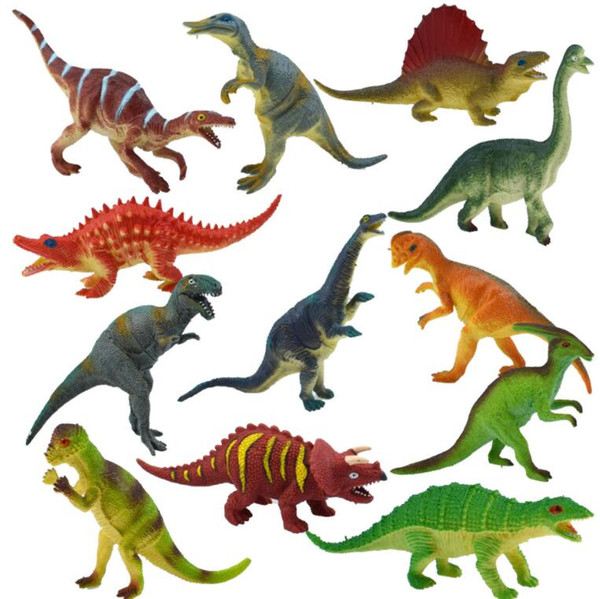 Hot Mixed Color Mini Simulation Dinosaur Shapes Kids Toys Home Party Funny Gifts Decor Free Shipping