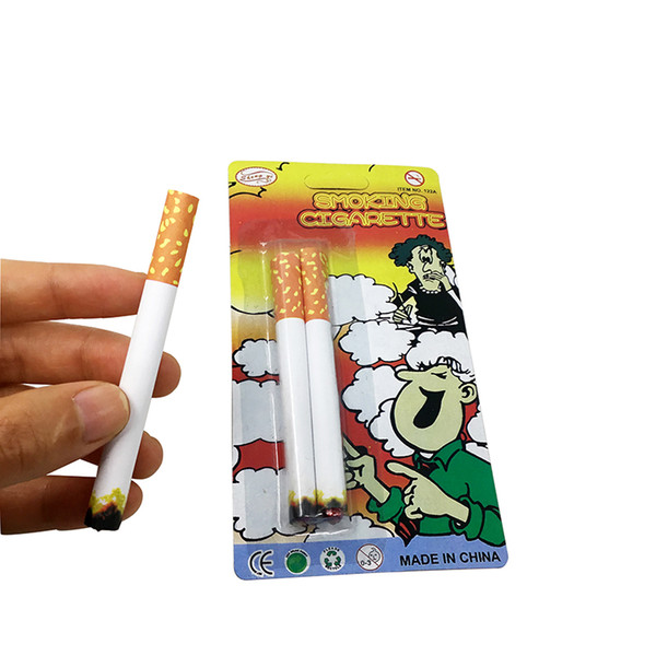 Simulation Cigarette Toys Smoke Performance Props Novelty Halloween Joke Tricky Fake Pimp Stick Funny Toys Wholesale