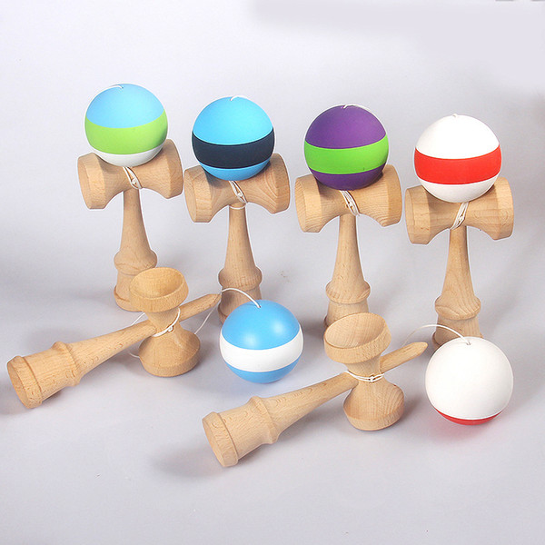 Kendama Ball Big size 18.5*6cm Japanese Traditional Wood Kendama Ball Game Toy Education Gift Wholesale Kendama Ball Wood Toys OTH873