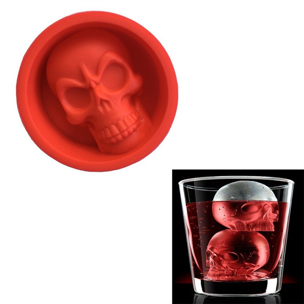 Halloween Skull Muffin Cup Food Grade Silicone Cake Pudding Chocolate Ice Tray Mold Kitchen Baking Cake Tools