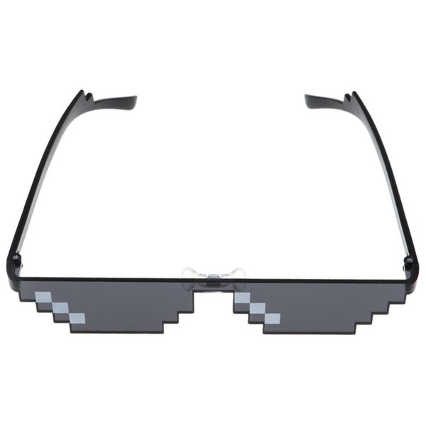 Novelty Polygonal Black Pixel Glasses Sunglasses 8 Bit Style Children Fun Toy Gift