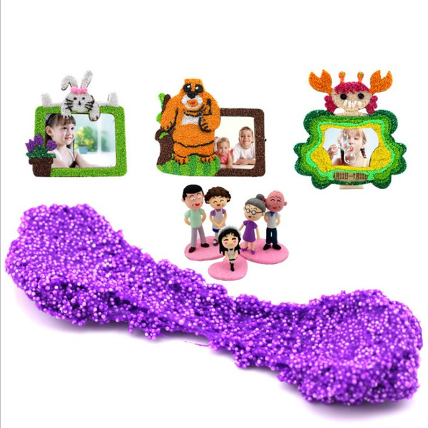 Slime Snow Mud Strong Sticky Floam Slime Hand Mud Fluffy Floam Slime Stress Relief Fuuny Kids Toys Gifts 24 Colors