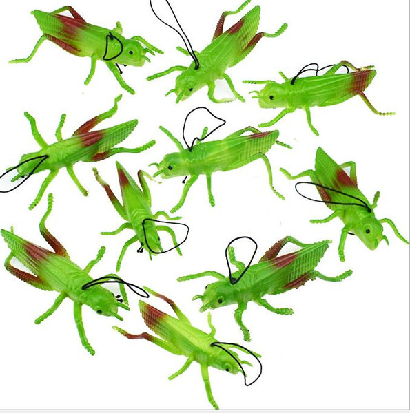 Hot Fashion Funny Mini Simulation Grasshopper Shapes Kids Toys Home Party Cute Gifts Decor Free Shipping