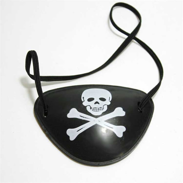 Hot Pirate Eye Patch Halloween Masquerade Pirate Accessories Cyclops Eye Patch Lazy Eye Amblyopia Skull Patch Toys