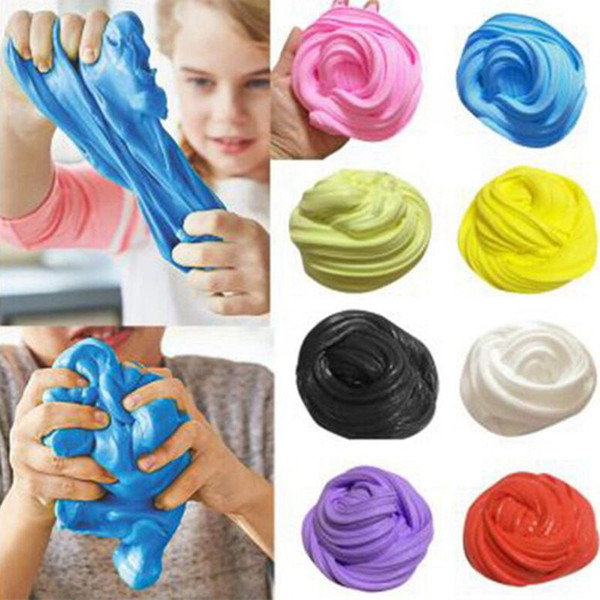 1000pcs Colorful Fluffy Floam Slime Scented Stress Relief Mud Toys Cotton Mud Release Clay Sludge Funny Toy