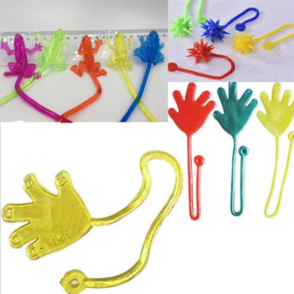 Nostalgic classic Kids Party Supply Favors Mini Sticky Jelly Stick Slap Squishy Hands Toy free shipping