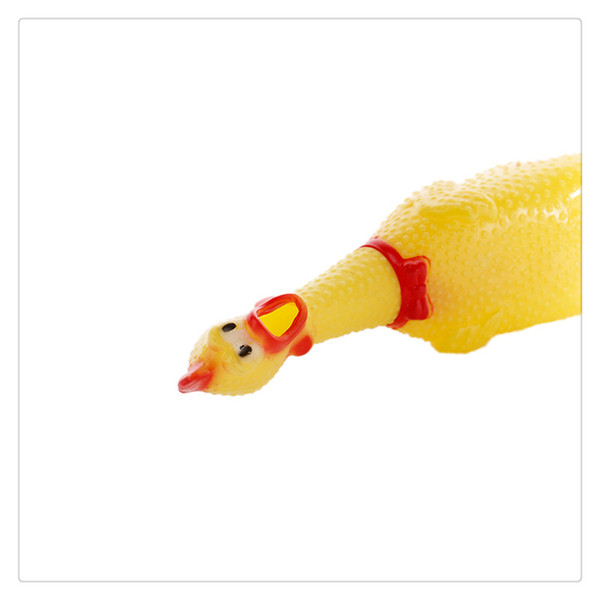 Shrilling Screaming Yellow Rubber Chicken Bite Resistant Squeeze Toy A Perfect Gift for Birthday and Festivals Both Kids and Adults Will Lov