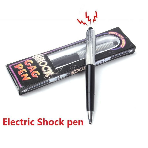 Very Funny Electric Shock Pen Toy Utility Gadget Gag Joke Funny Prank Trick Novelty Friend Best Gift b826