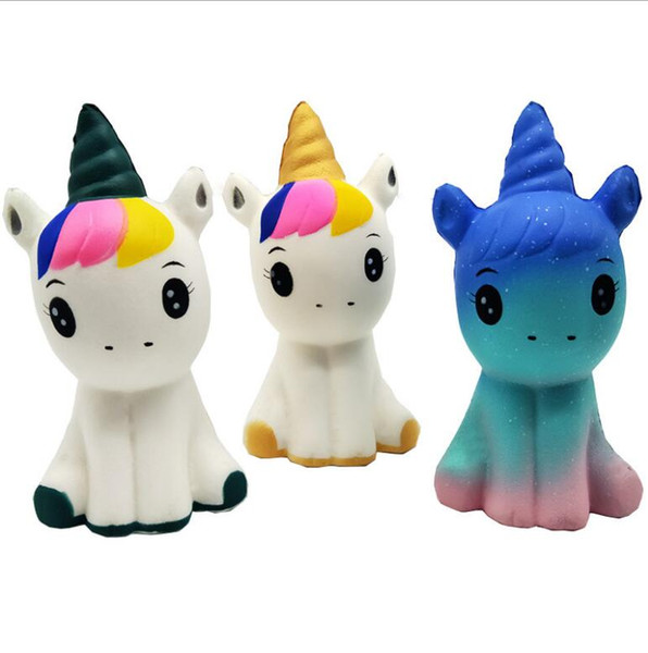 Kawaii Unicorn Squishy Toys 12cm Slow Rising Lovely Unicorn Dolls Unicorn Squishy Stress Relief Toy Party Props Xmas Gift