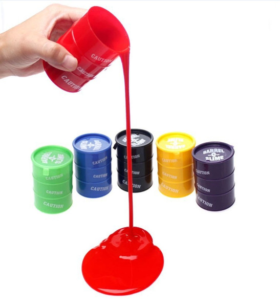 PrettyBaby Festival Novelty children adult toy oil drums trick paint barrel slime April fools day Halloween gag tricky toys 