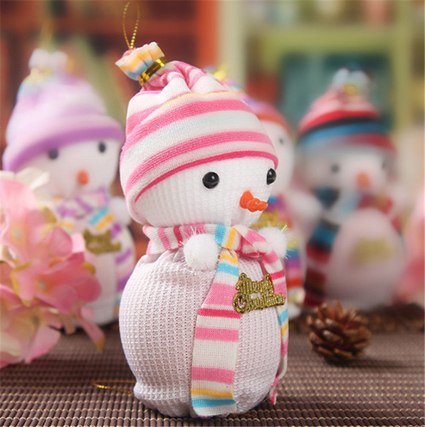 Christmas Apple Candy Gift Bags Christmas Decorations Ornaments Snowman Christmas Eve Apple Bags DHL free ship