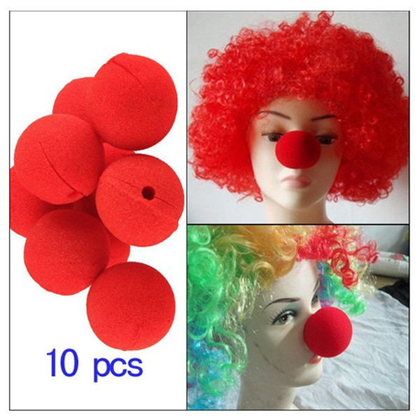 100Pcs/lot Decoration Sponge Ball Red Clown Magic Nose for Halloween Masquerade Decoration K0264