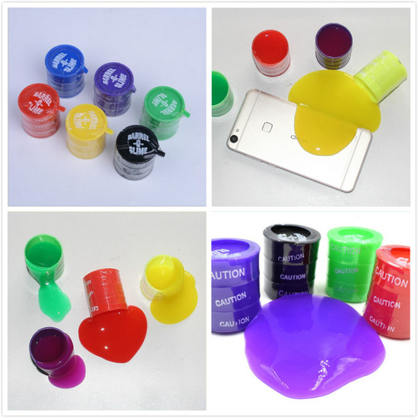 Pretty Baby April fools day toys oil drum paint bucket gag toys practical jokes oil drums trick colorful paint barrel slime play joke toys