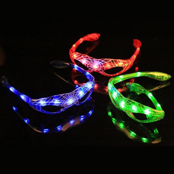 New Hot LED Flashing Glasses Sunglasses Halloween Glowing Bar Party Mask Decor Luminous LED Sunglasses Fashion glasses