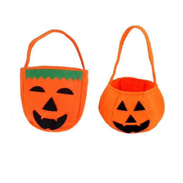 new style Halloween Pumpkin Bags Hallowmas Sacks Gift Bags Drawstring Candy Bag Tricks Or Halloween present