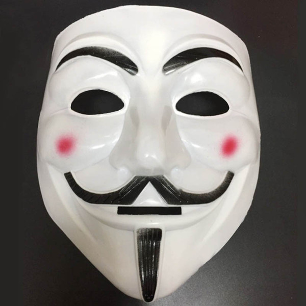 2017 Halloween Mask Costume Party Cosplay Halloween Party Guy Fawkes V FOR Vendetta Anonymous Adult party Mask decorations