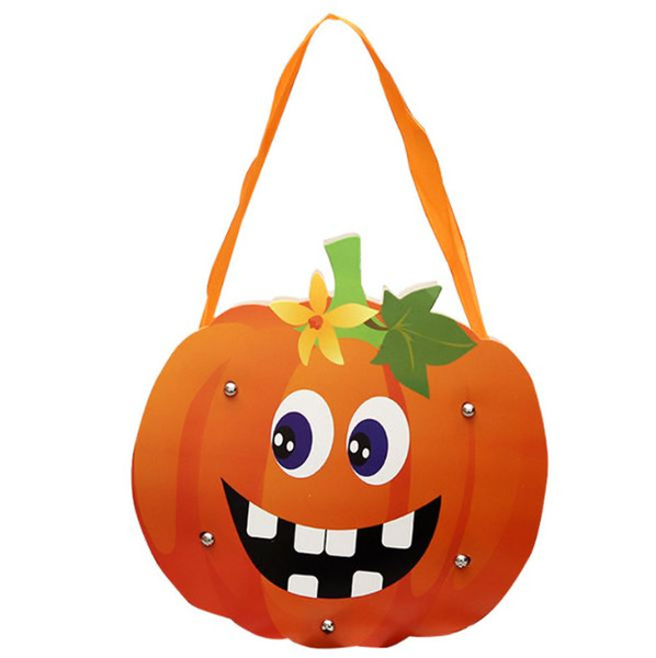 Halloween Gift Bags DIY Paper Halloween Decorations Candy Bag Drawstring Kids Trick or Treat Bag Children Pumpkin Bags Gift Bags