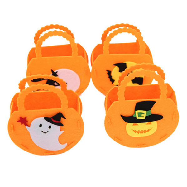 Pumpkin Hand Bag Halloween Party Decorations Children's Trick Candy Bags Halloween Gifts bag Pumpkin Halloween Supplies