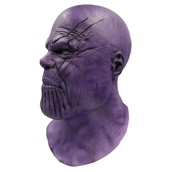 [New] Cosplay Avengers Marvel Heroes Thanos mask latex Action Figure Toy model costume party Adult child best gift toys