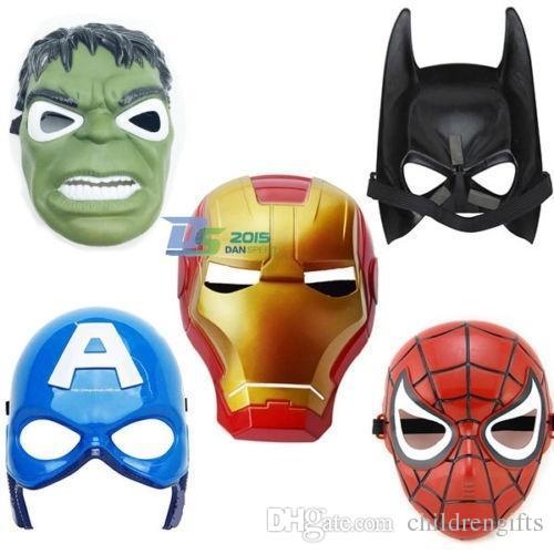 Superhero Kids Children Captain America Avenger Costume Mask Halloween Party Toy t158