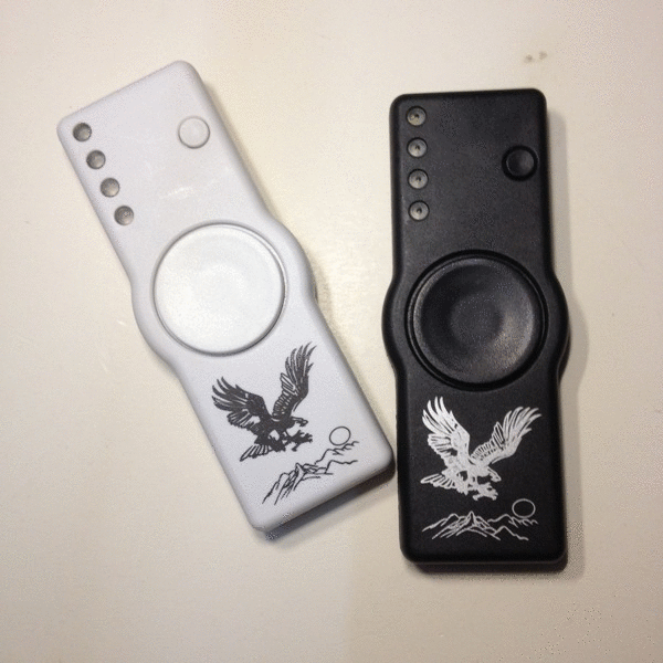Hot Sell Fidget Spinner Cigarette Lighter LED Hand Spinner Plastic Gyro Finger Tip DHL 