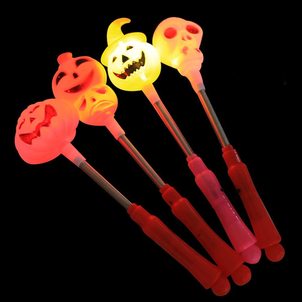 New Halloween Supplies Props Luminous Pumpkin Shake Bar Glow Stick Halloween Vara Do Fulgor LED Lights Hot