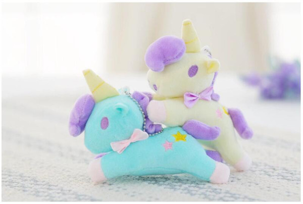 Unicorn Toys Candy Color Unicorn Doll Toy Novelty Christmas Halloween Doll Gifts Toys 18cm JHT 001