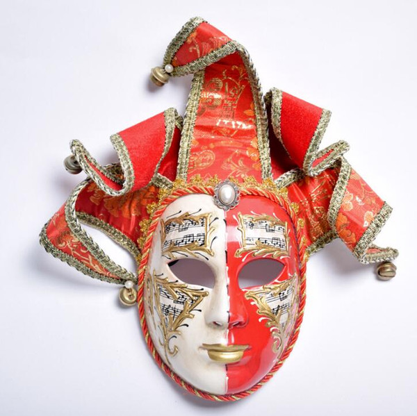 Festive Mask Yin Yang False Face Face Mask Retro Party Festival Performance Props Masquerade Christmas Mask