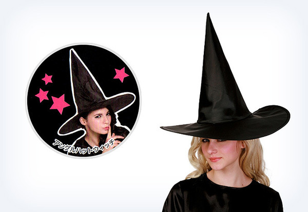 High quality new Harry Potter magic hat black Oxford cloth spire hat Halloween witch hat toy gift