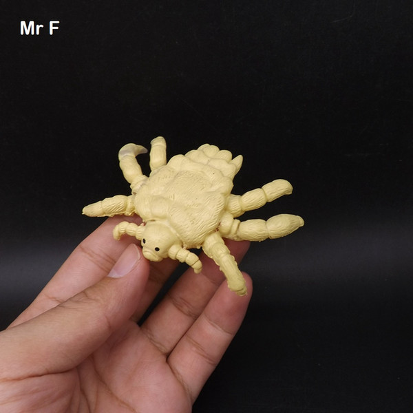 Halloween Supplies Toy Yellow Soft Louse Model Prank Halloween Festival Realistic Plastic Joking Toys For Kids