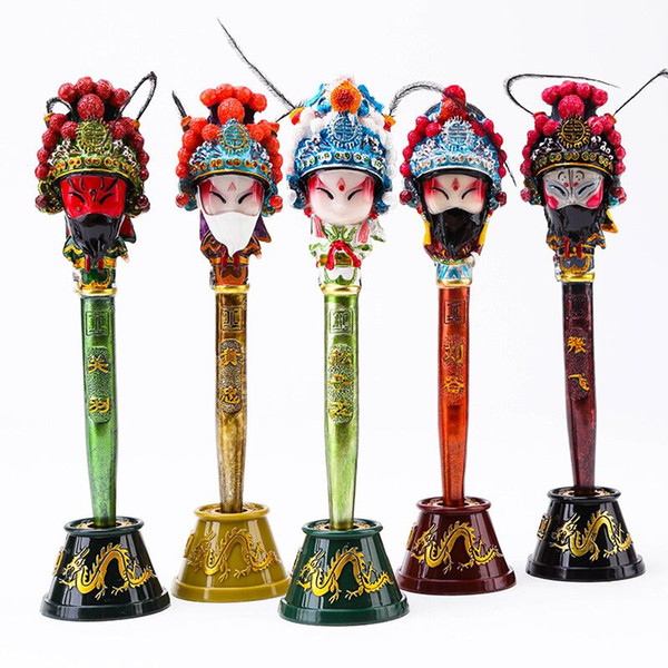 Chinese Style Peking Opera Facial Makeup Character Pen can be Sent to Friends or Classmates in the Festival